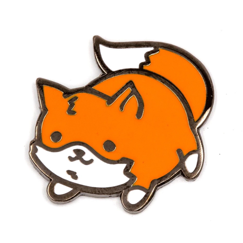 These are Things, Enamel Pin, Accessories, Unisex, Enamel, Happy Fox, 650326